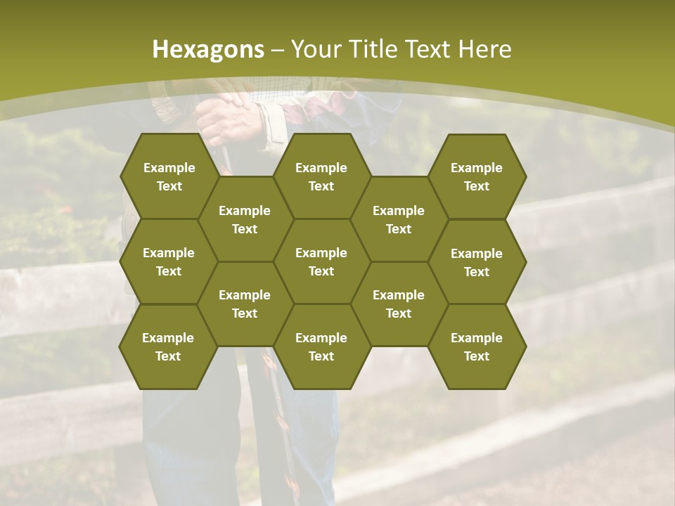 Active Pensioner Citizen PowerPoint Template