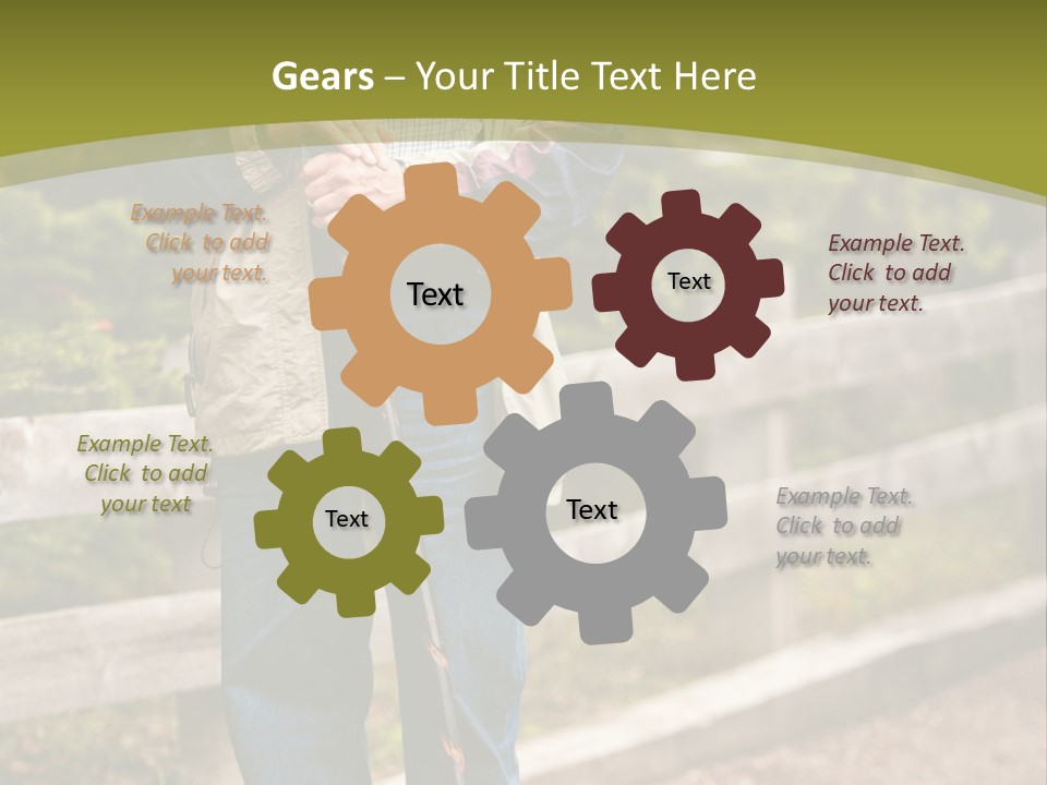 Active Pensioner Citizen PowerPoint Template