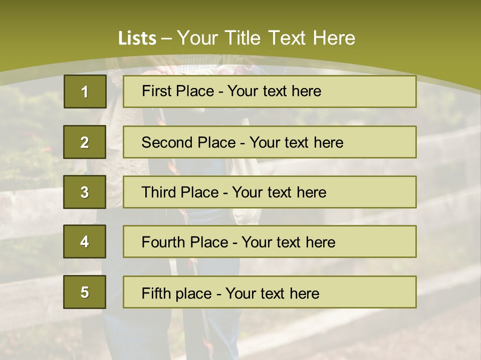 Active Pensioner Citizen PowerPoint Template