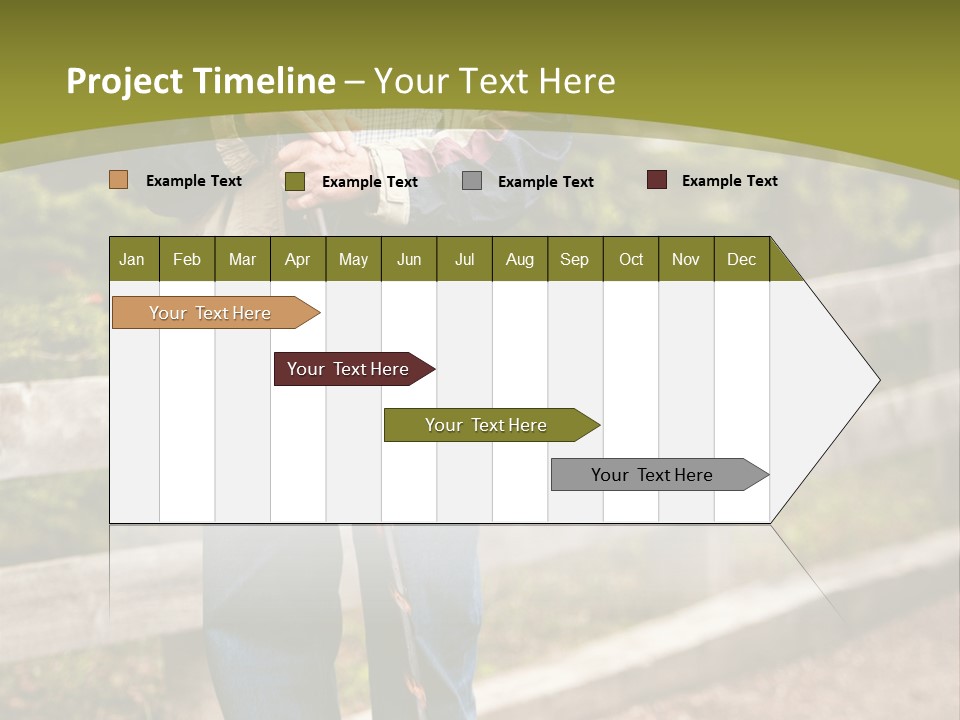 Active Pensioner Citizen PowerPoint Template