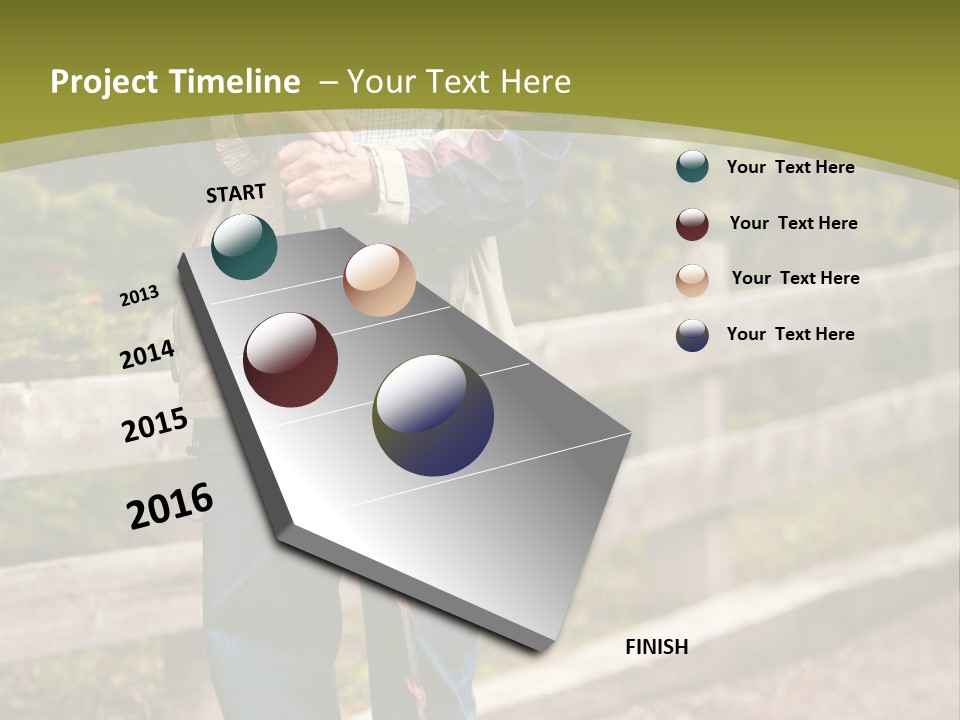 Active Pensioner Citizen PowerPoint Template