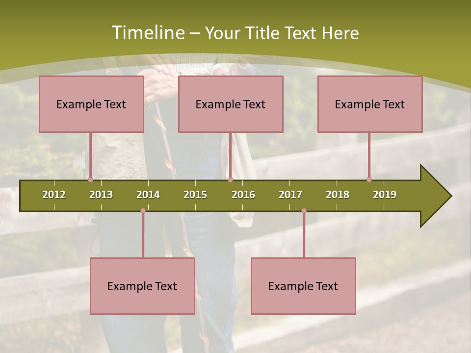 Active Pensioner Citizen PowerPoint Template