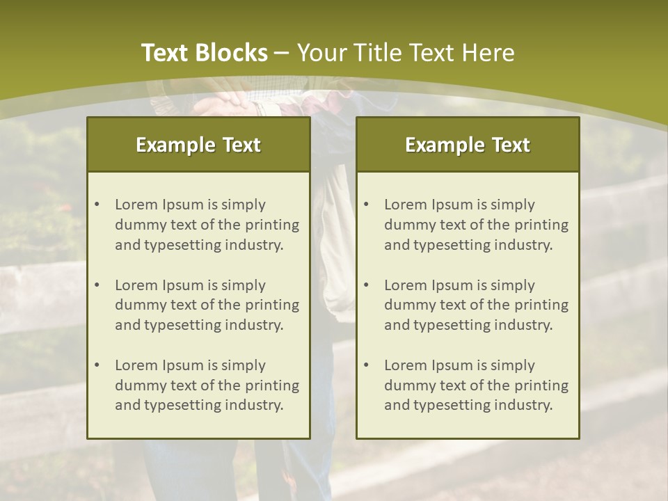 Active Pensioner Citizen PowerPoint Template