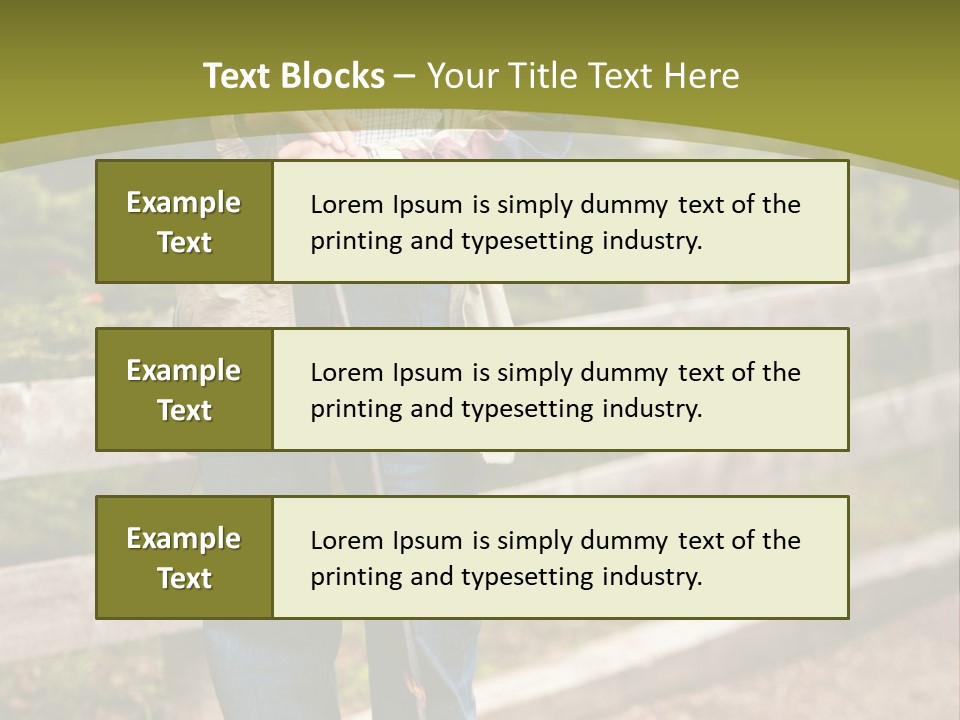 Active Pensioner Citizen PowerPoint Template