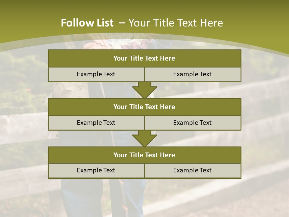 Active Pensioner Citizen PowerPoint Template