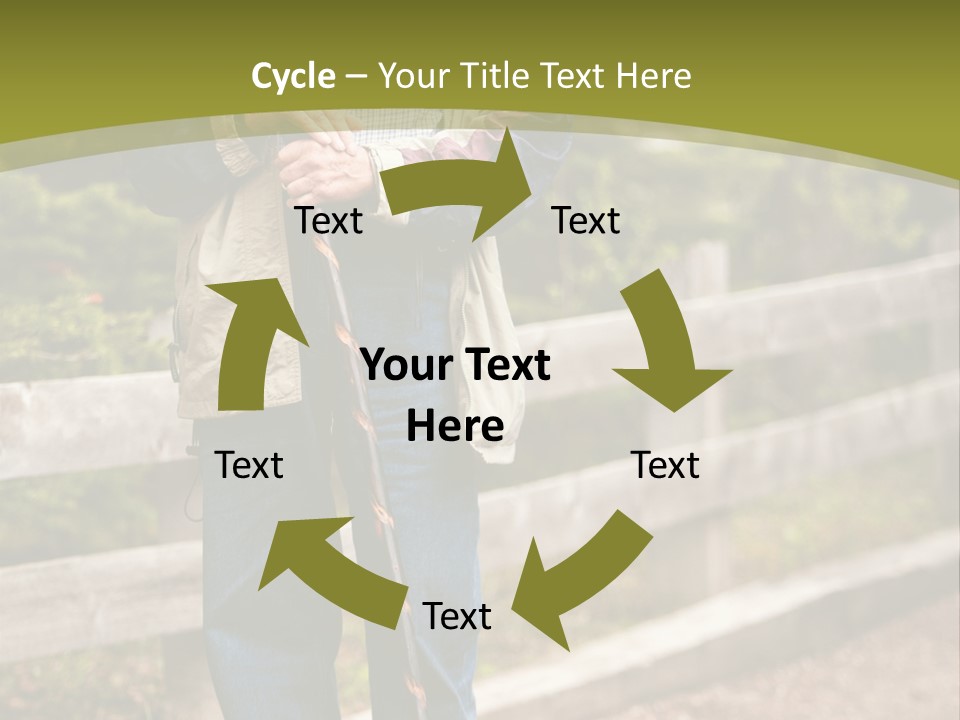 Active Pensioner Citizen PowerPoint Template