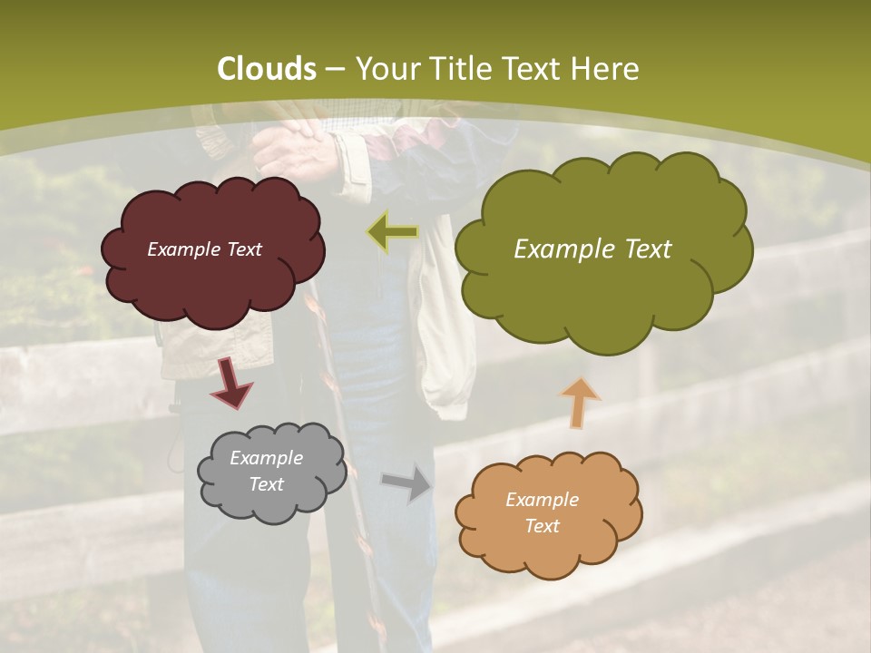 Active Pensioner Citizen PowerPoint Template