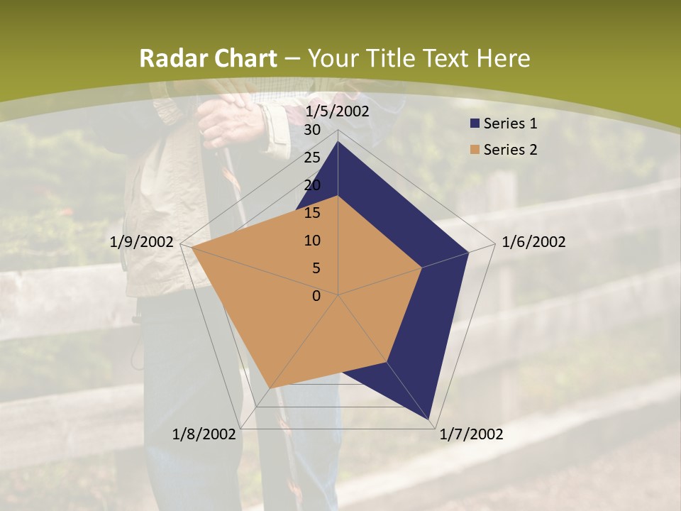 Active Pensioner Citizen PowerPoint Template