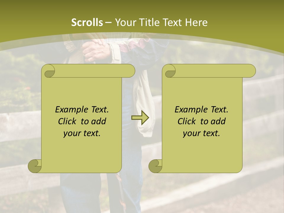 Active Pensioner Citizen PowerPoint Template