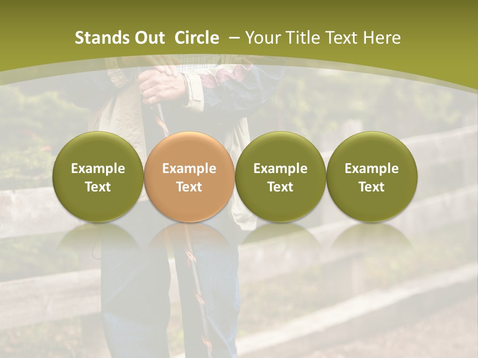 Active Pensioner Citizen PowerPoint Template