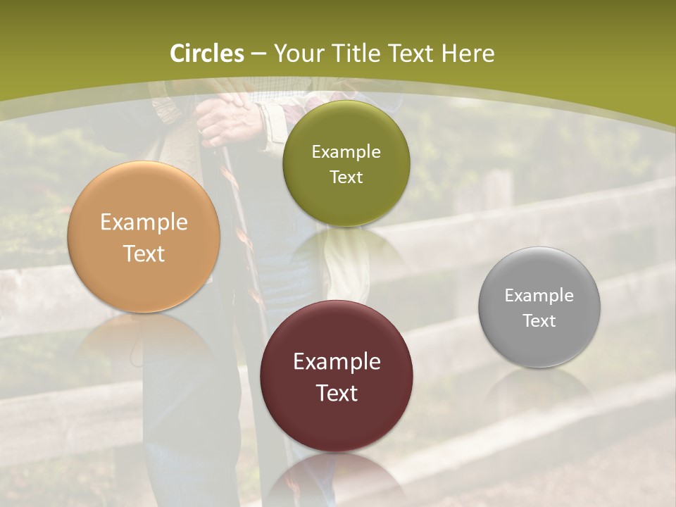 Active Pensioner Citizen PowerPoint Template