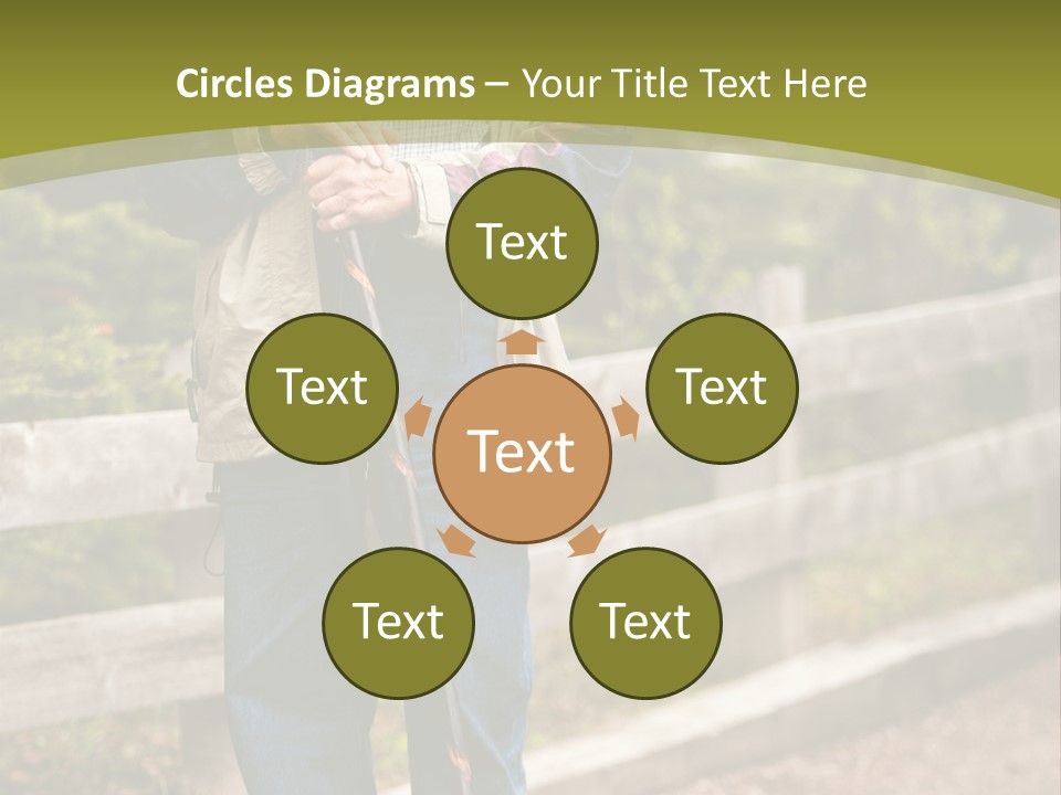 Active Pensioner Citizen PowerPoint Template