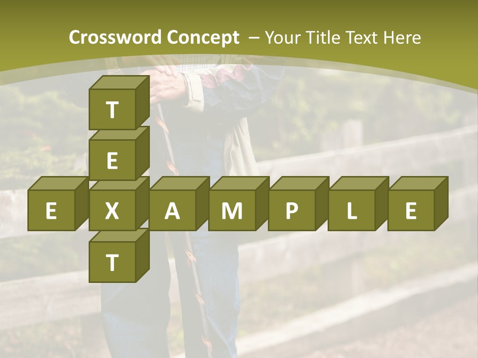 Active Pensioner Citizen PowerPoint Template