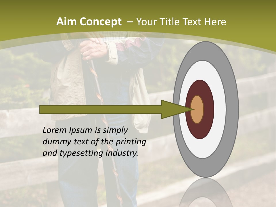 Active Pensioner Citizen PowerPoint Template