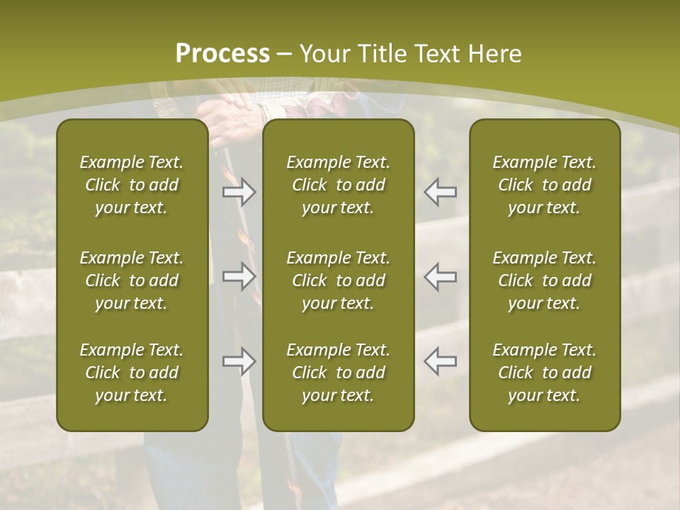 Active Pensioner Citizen PowerPoint Template