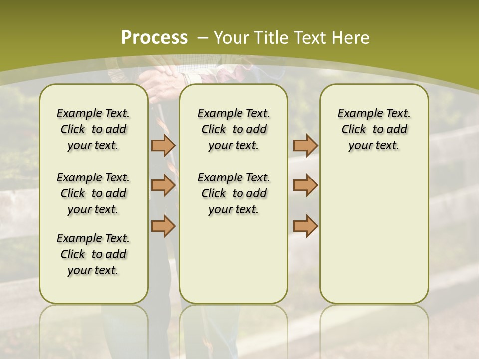 Active Pensioner Citizen PowerPoint Template