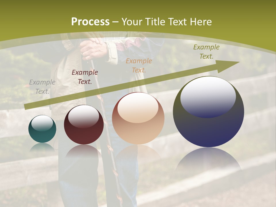 Active Pensioner Citizen PowerPoint Template