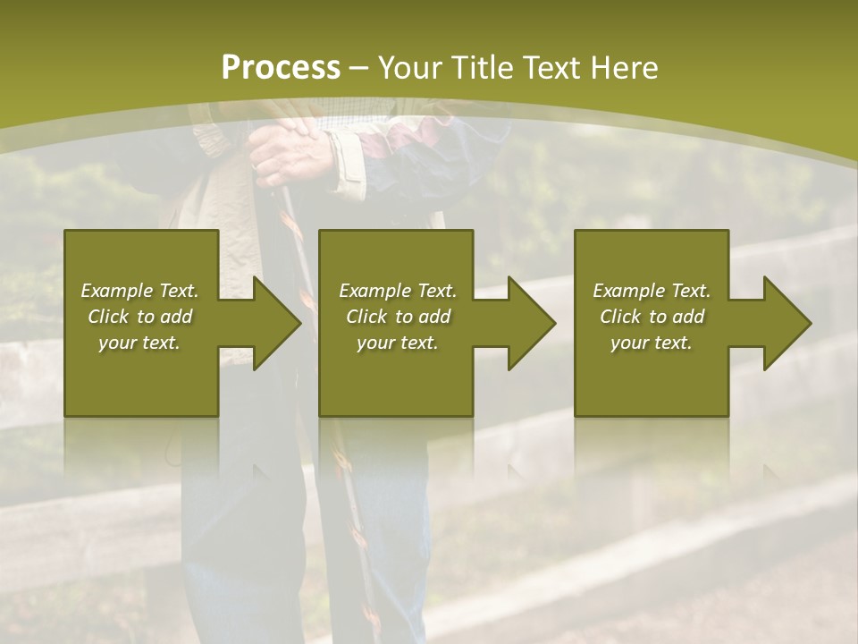 Active Pensioner Citizen PowerPoint Template