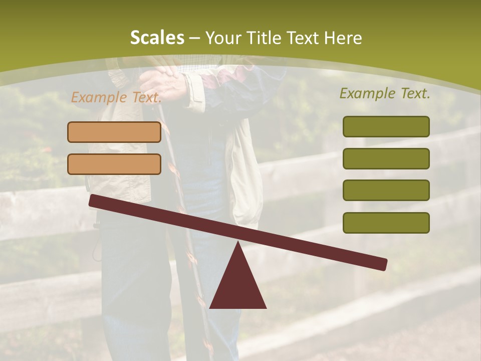 Active Pensioner Citizen PowerPoint Template