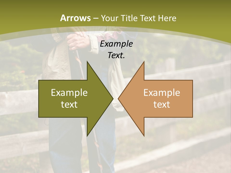 Active Pensioner Citizen PowerPoint Template