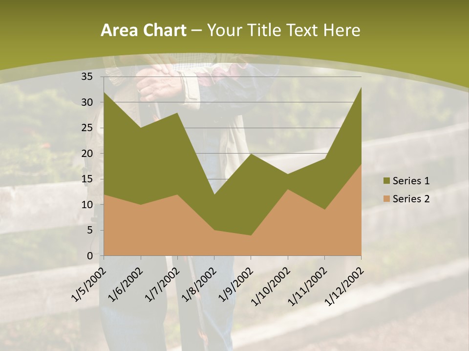 Active Pensioner Citizen PowerPoint Template