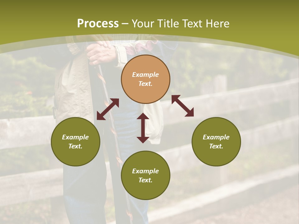 Active Pensioner Citizen PowerPoint Template