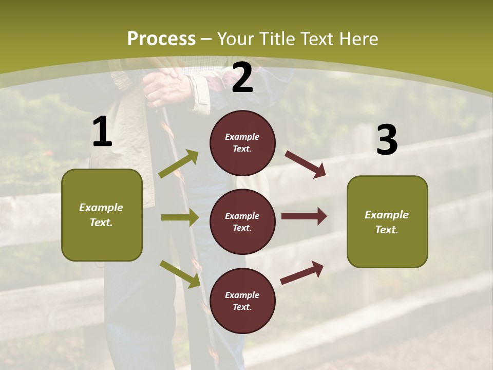 Active Pensioner Citizen PowerPoint Template