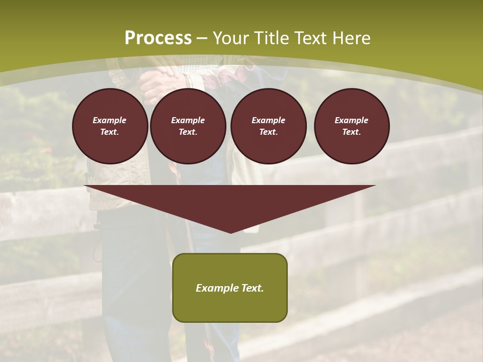 Active Pensioner Citizen PowerPoint Template