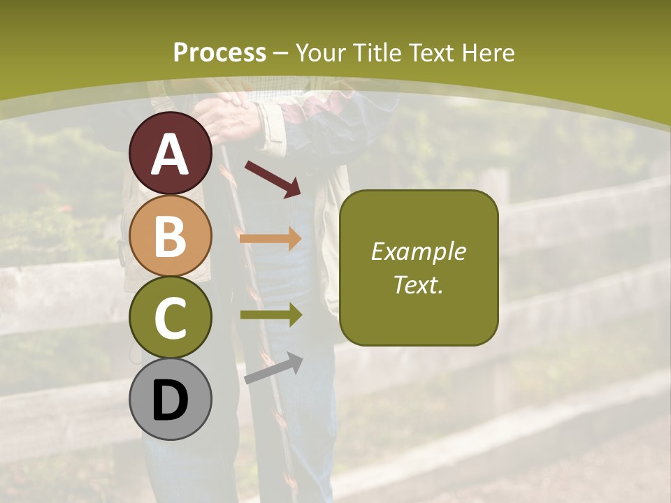 Active Pensioner Citizen PowerPoint Template