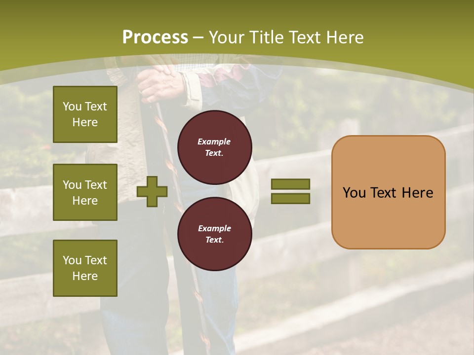 Active Pensioner Citizen PowerPoint Template