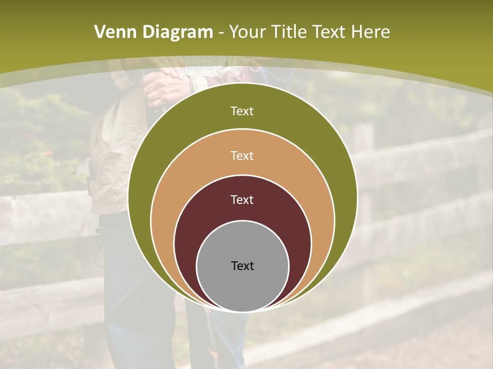 Active Pensioner Citizen PowerPoint Template