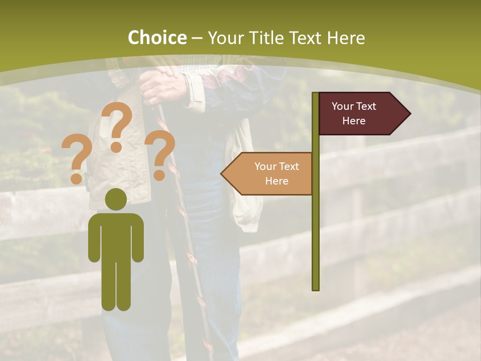 Active Pensioner Citizen PowerPoint Template