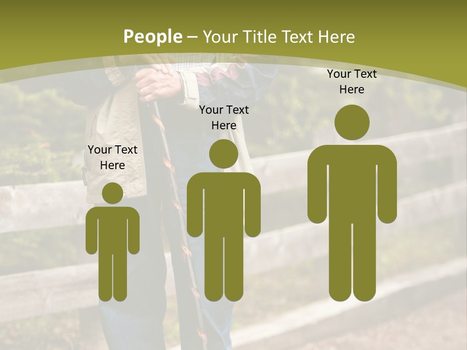 Active Pensioner Citizen PowerPoint Template