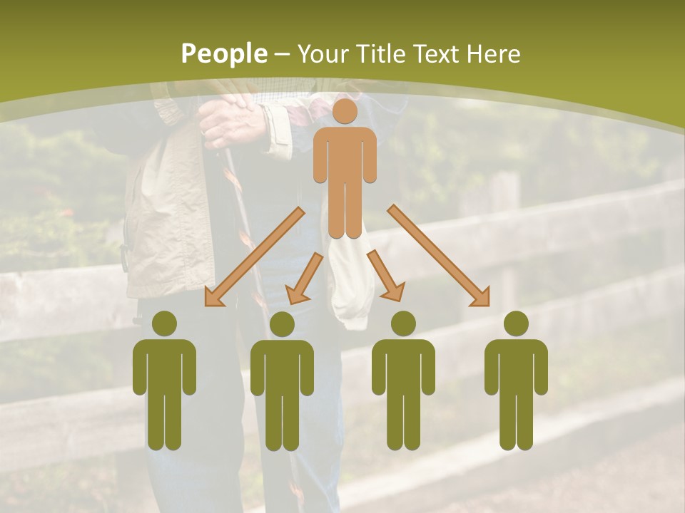 Active Pensioner Citizen PowerPoint Template