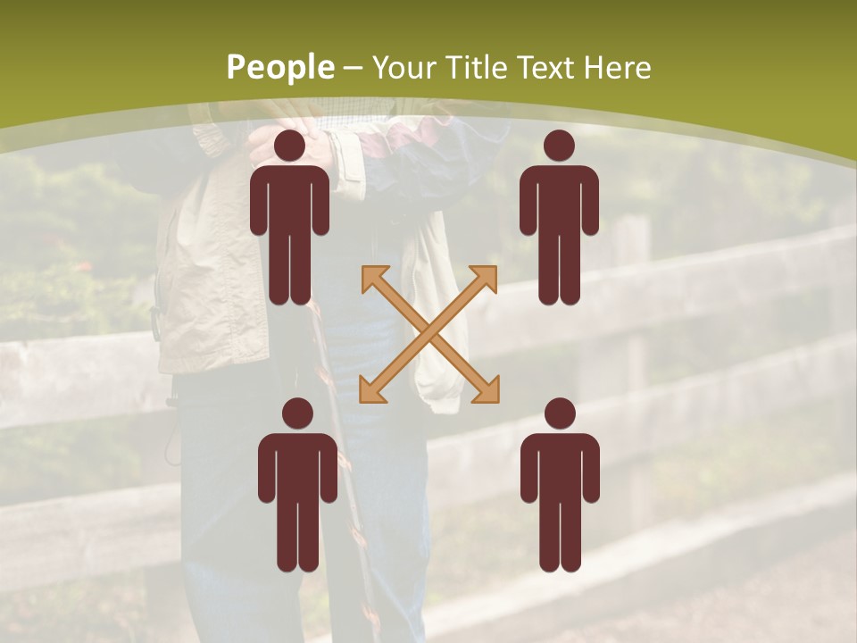 Active Pensioner Citizen PowerPoint Template