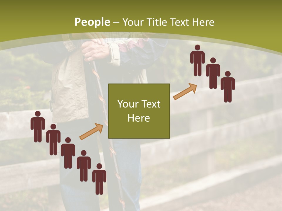 Active Pensioner Citizen PowerPoint Template