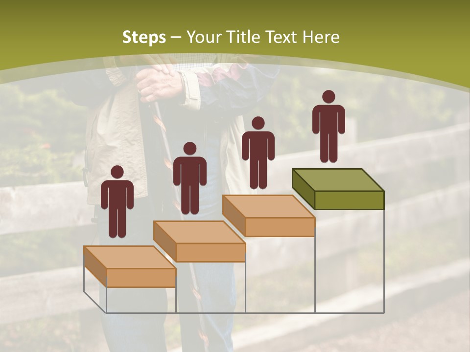 Active Pensioner Citizen PowerPoint Template