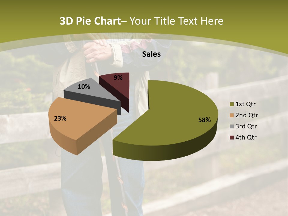 Active Pensioner Citizen PowerPoint Template