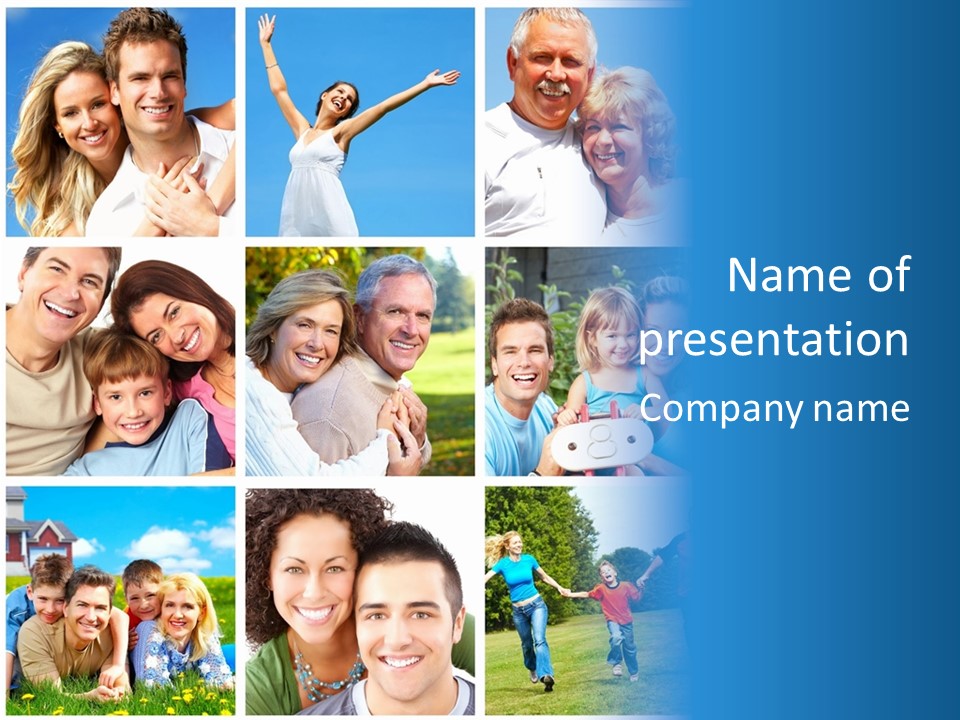 Generation Teeth Summer PowerPoint Template