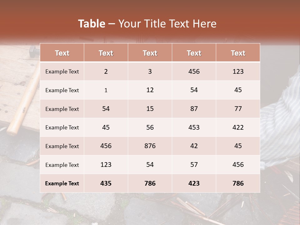 Picnic Detail Handmade PowerPoint Template