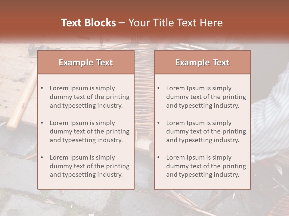 Picnic Detail Handmade PowerPoint Template