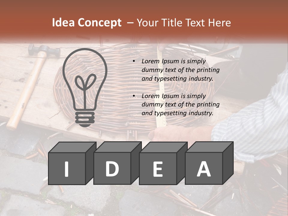 Picnic Detail Handmade PowerPoint Template