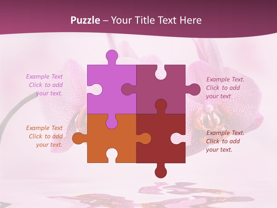 Valentine Stem Closeup PowerPoint Template