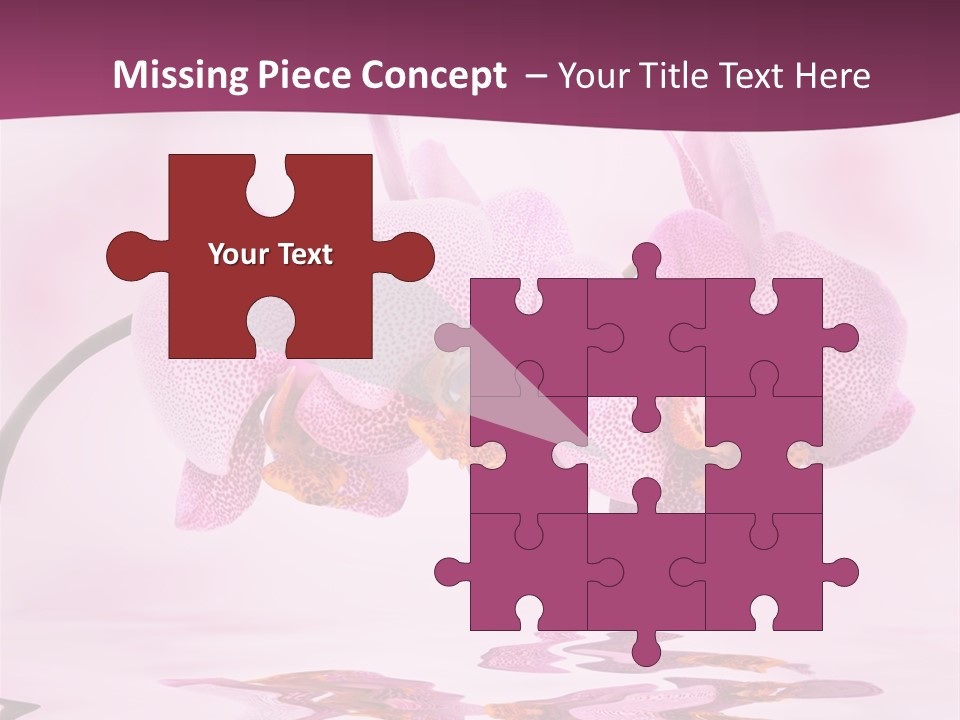 Valentine Stem Closeup PowerPoint Template