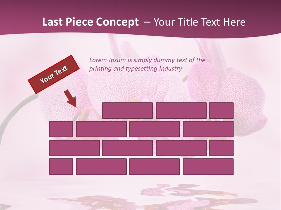 Valentine Stem Closeup PowerPoint Template