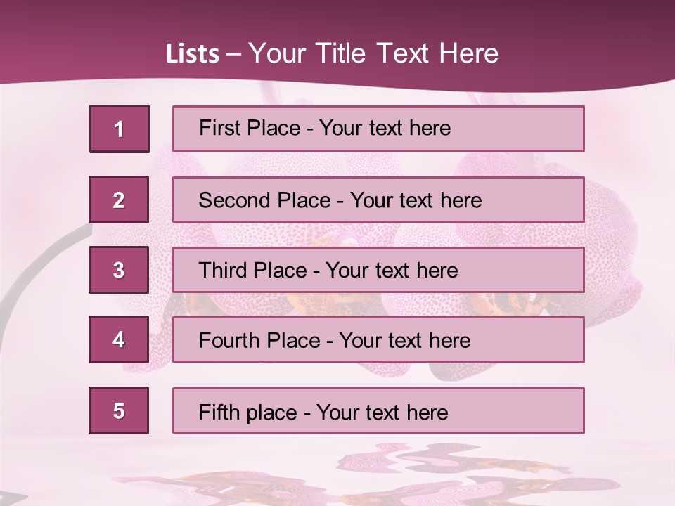 Valentine Stem Closeup PowerPoint Template