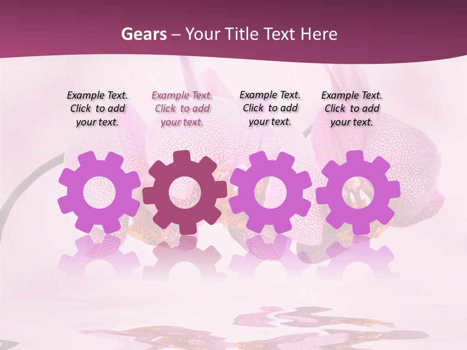 Valentine Stem Closeup PowerPoint Template
