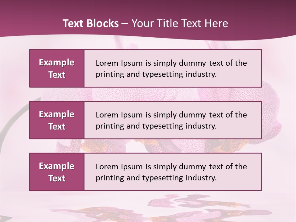 Valentine Stem Closeup PowerPoint Template