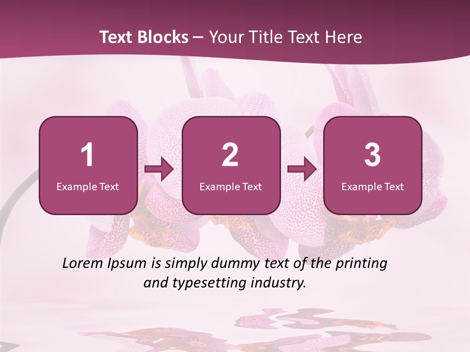 Valentine Stem Closeup PowerPoint Template