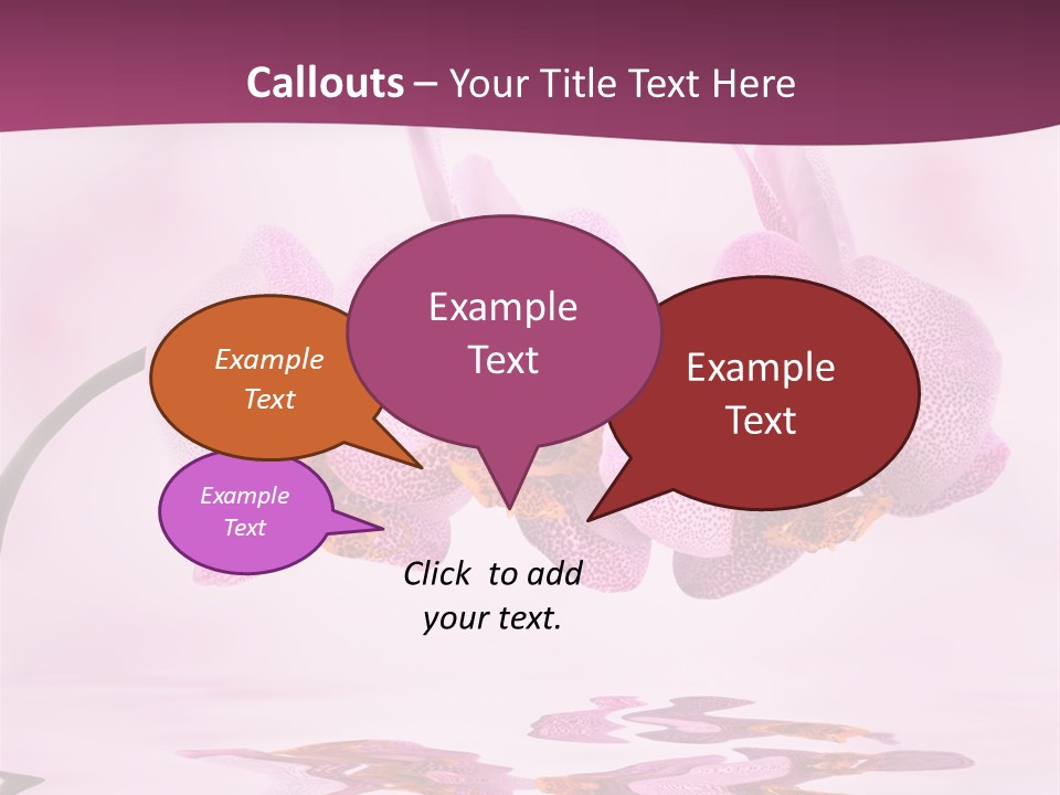 Valentine Stem Closeup PowerPoint Template